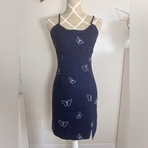 RARE Y2K late 90s vintage denim dress in PERFECT condition